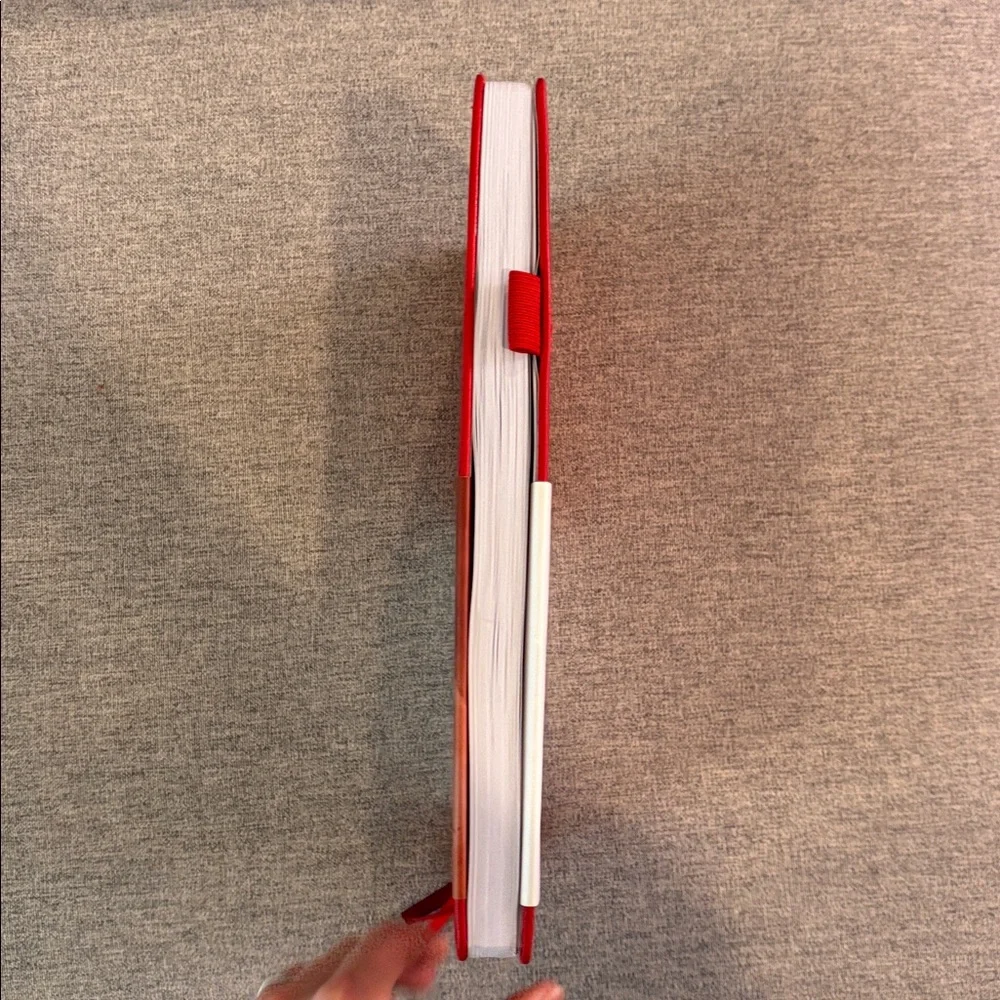 Clever Fox Planner PRO Hourly Weekly Planner - Red Leather 📕 - Picture 3 of 11